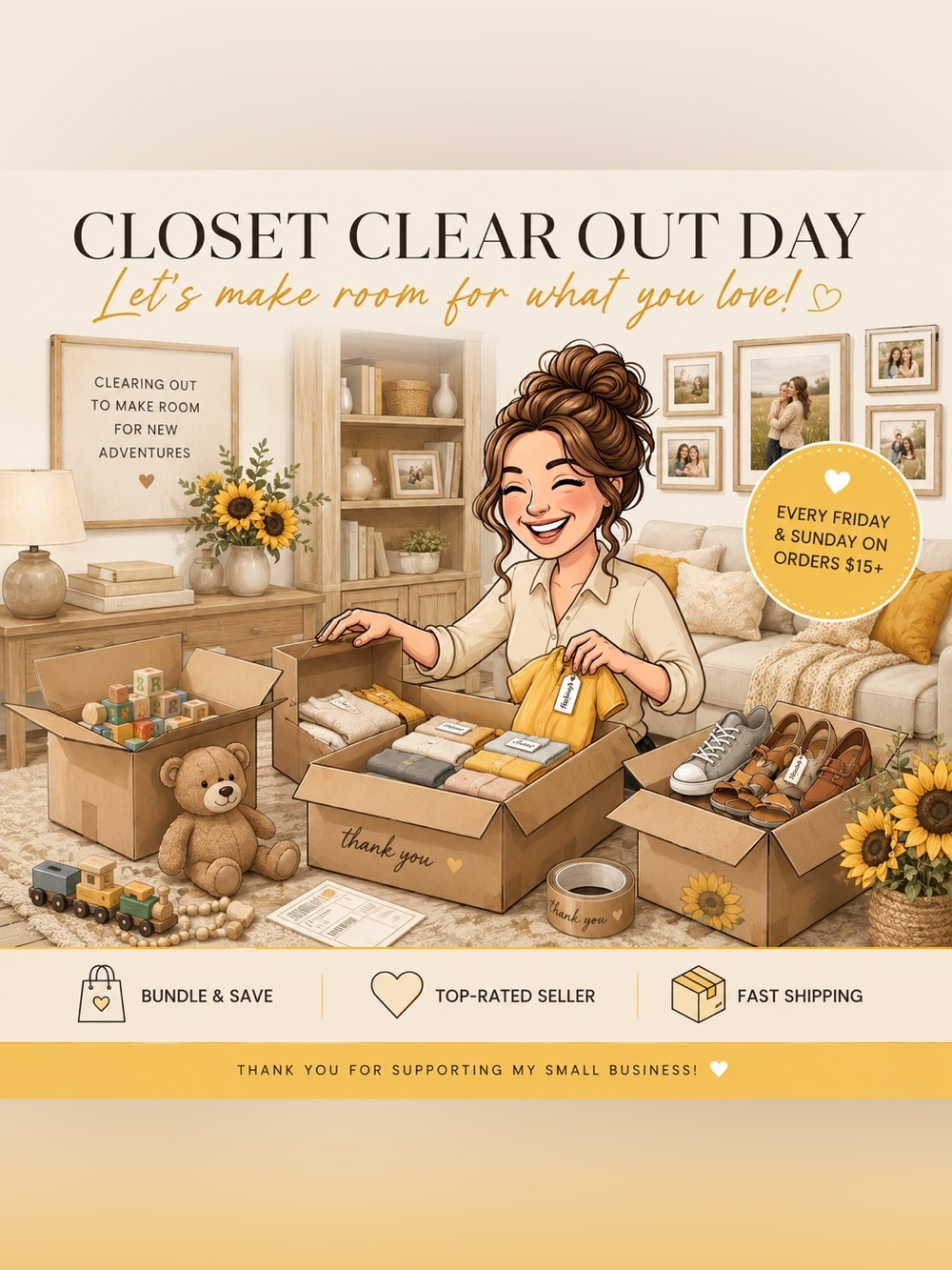 Closet Clear Out Day is Coming….Are You Ready?!